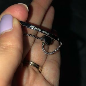 Michael Kors Silver Tie Bracelet